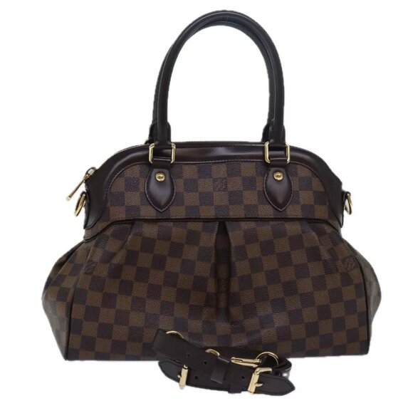 LOUIS VUITTON Damier Ebene Trevi GM Hand Bag 2way - Picture 1 of 15